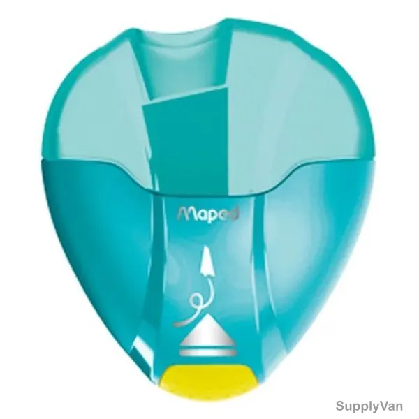 Maped Igloo Eject Pencil Sharpener, MD-032710, 1 Hole, Light Blue