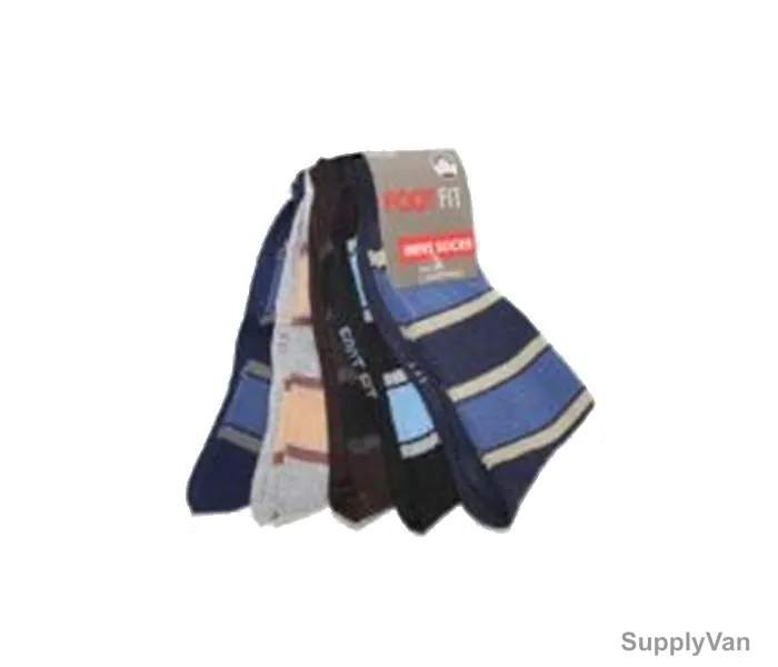 Foot Fit Socks, FT-1301, Men, Multicolor, PK5