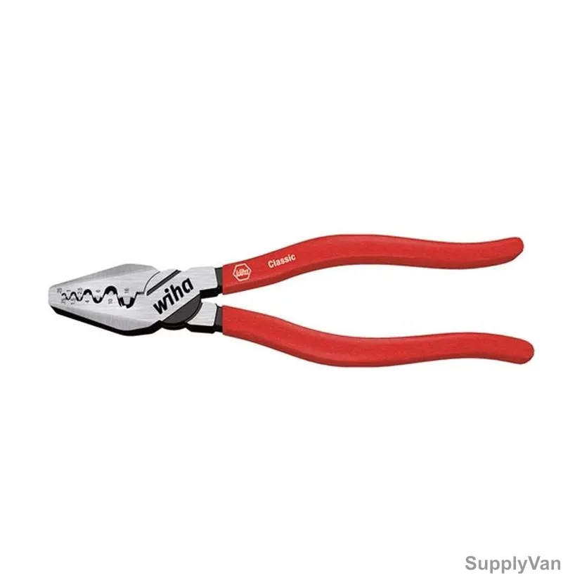 Wiha Classic Crimping Plier, Z-60-0-01, 180MM
