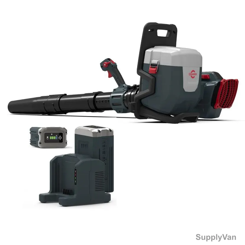 Cramer Backpack Leaf Blower With 6.0 Ah Battery and Charger, 82B1300, 82V — image 1