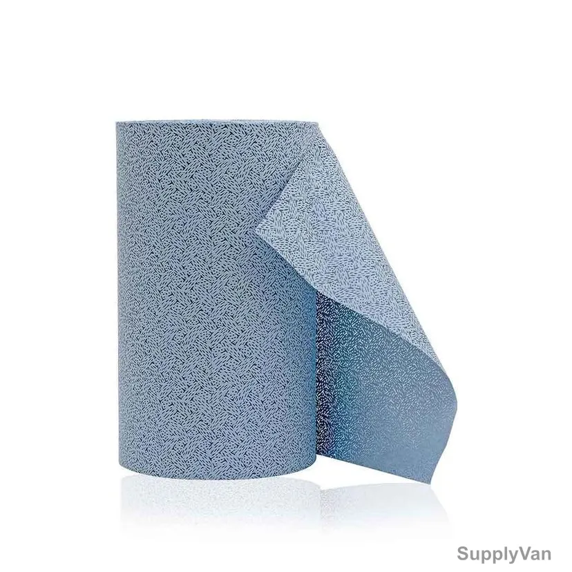 Rhinomotive Spill Absorbent Non-Woven Wipe, R1229, 300 Sheets, 40 x 40CM, Blue