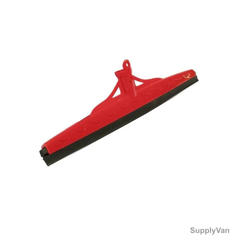 Akc Heavy Duty Floor Wiper With Metallic Handle, WP39R+BH05R, Plastic, 45CM, Red — image 1