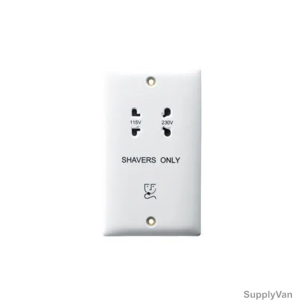 RR Shaver Socket, W7008, 115-230VAC