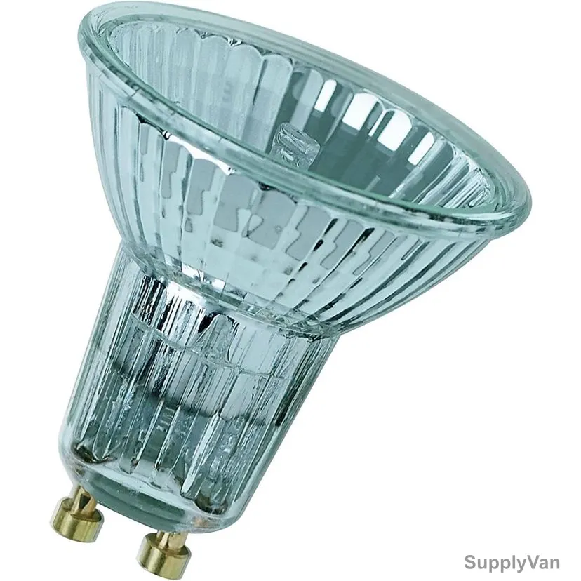 Osram Halogen Lamp With Parabolic Reflector, Halopar 16, 50W, GU10, 2800K, Warm White