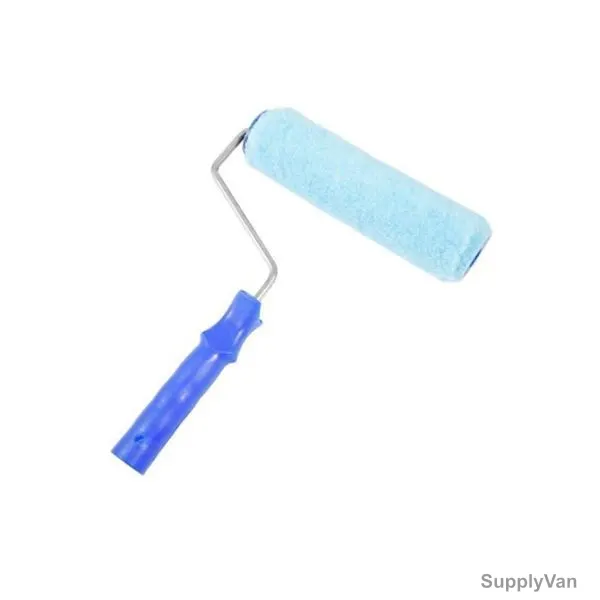 Paint Roller With Plastic Handle, Wool, 20CM, Blue
