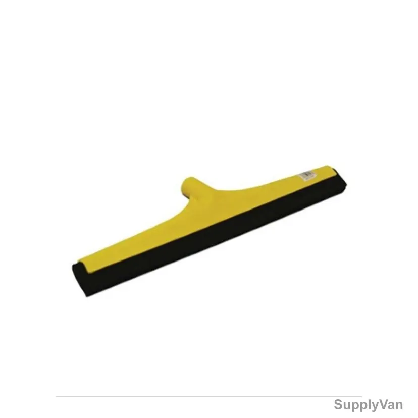 Akc Heavy Duty Floor Wiper With 130CM Metallic Handle, WP12+BH05Y, Plastic/Metal, 35CM, Yellow — image 1