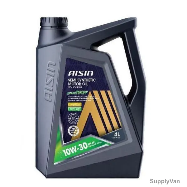 Aisin Semi Synthetic Motor Oil, 10W-30, 4 Ltrs