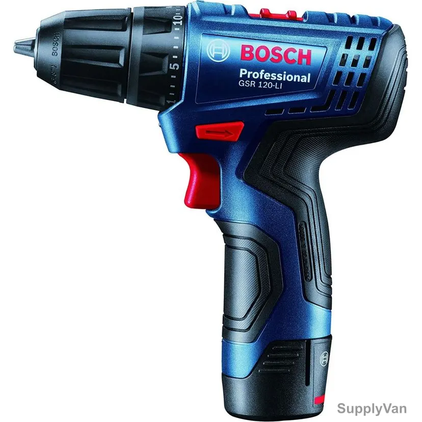Bosch Professional Cordless Drill, GSR-120-Li, 12V, Blue/Black — image 1