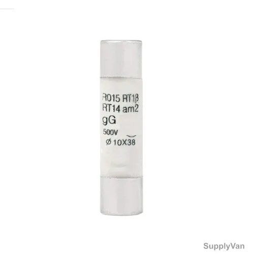 Celims R015 RT18 RT14 am2 Ceramic Fuse, 500V, 0.5-32A, 10MM Dia x 38MM Length — image 1