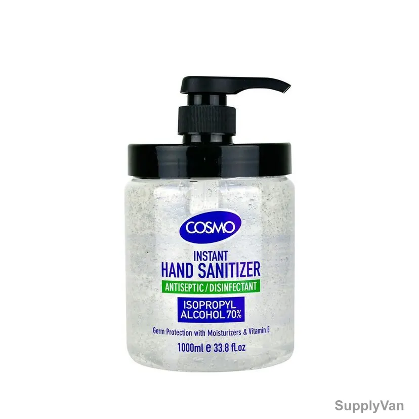 Cosmo Instant Hand Sanitizer Gel, 1 Ltr