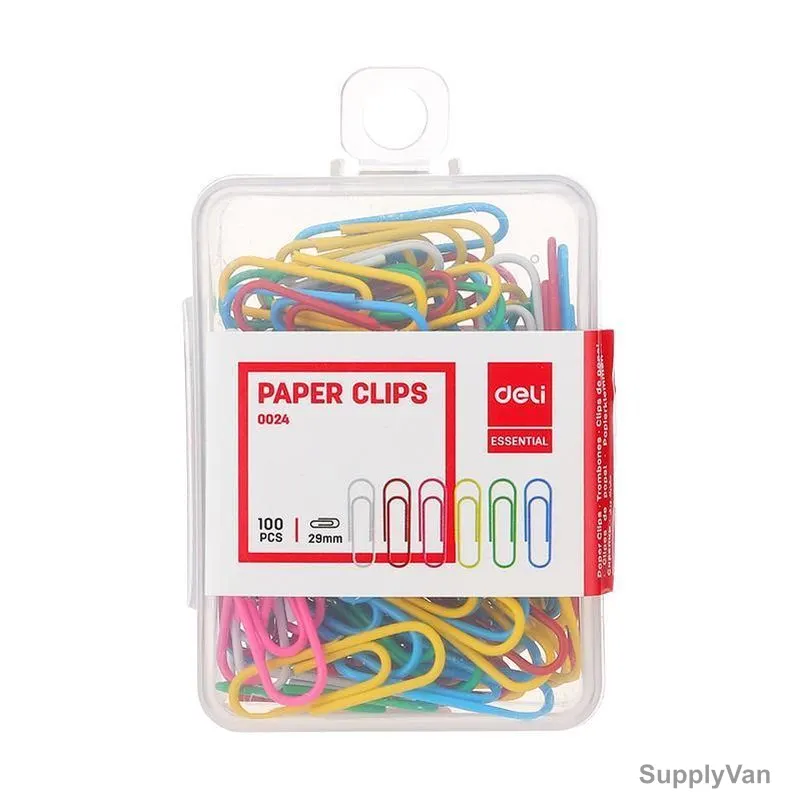 Deli Paper Clip, E0024, 29MM, PK100