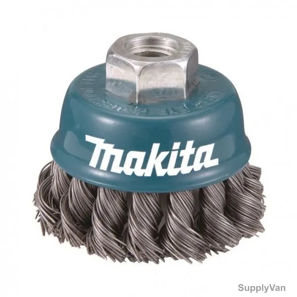Makita Wire Cup Brush, D-24103, Twist Knot, 60MM