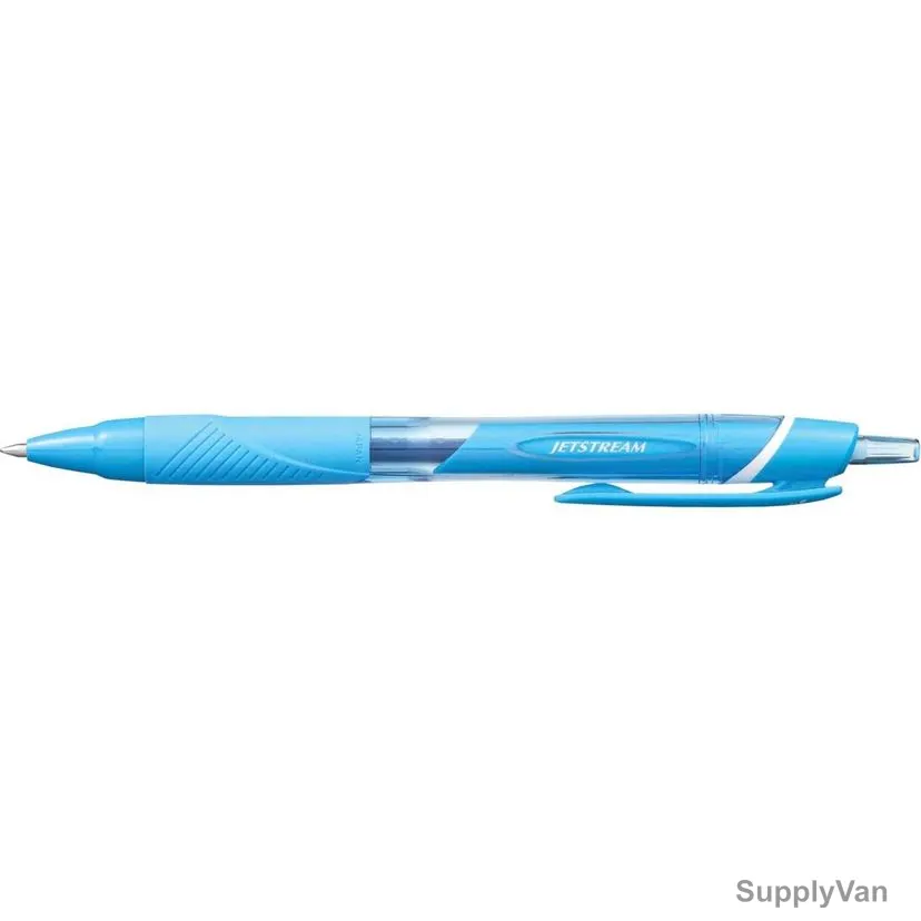 Uni-Ball Colours Retractable Ball Point Pen, SXN150C-BEL, Jetstream, 1.0MM Tip, Light Blue, 12 Pcs/Pack