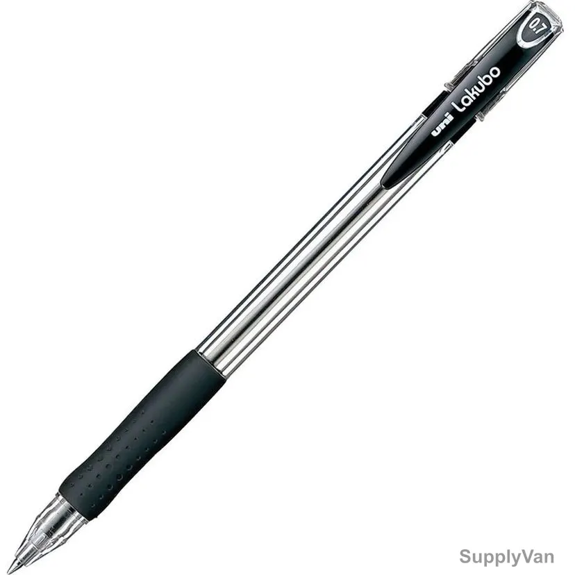 Uni-Ball Ballpoint Pen, SG100F, Lakubo, 0.7MM, Black, 12 Pcs/Pack