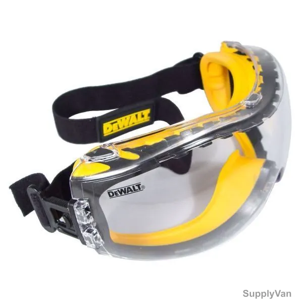 Dewalt Concealer Safety Goggles, DPG82-11, Clear