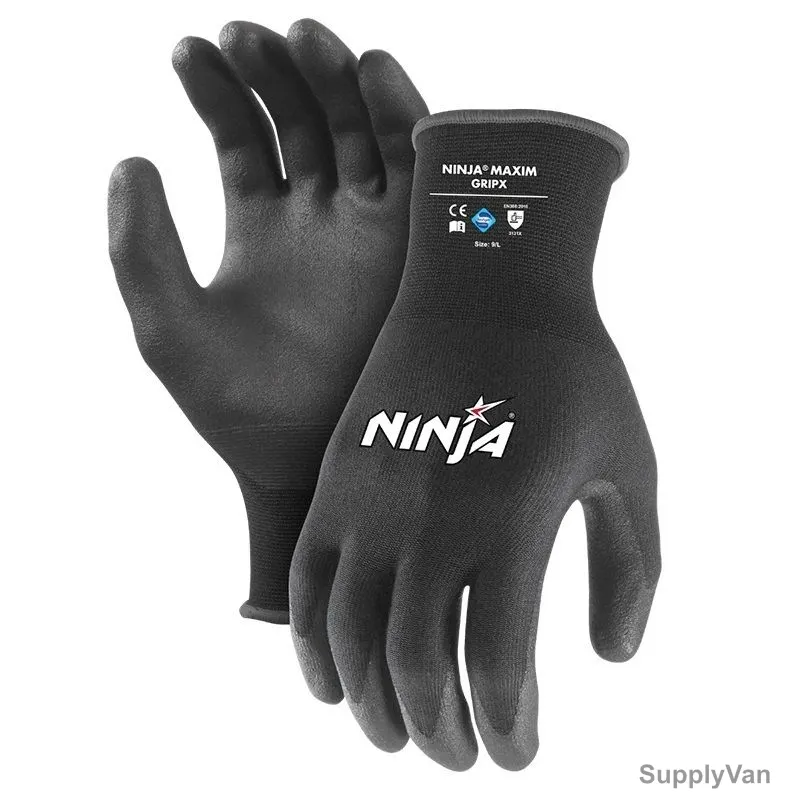 Ninja Multipurpose Gloves, HPT GripX, HPT, L, Nylon, Black — image 1