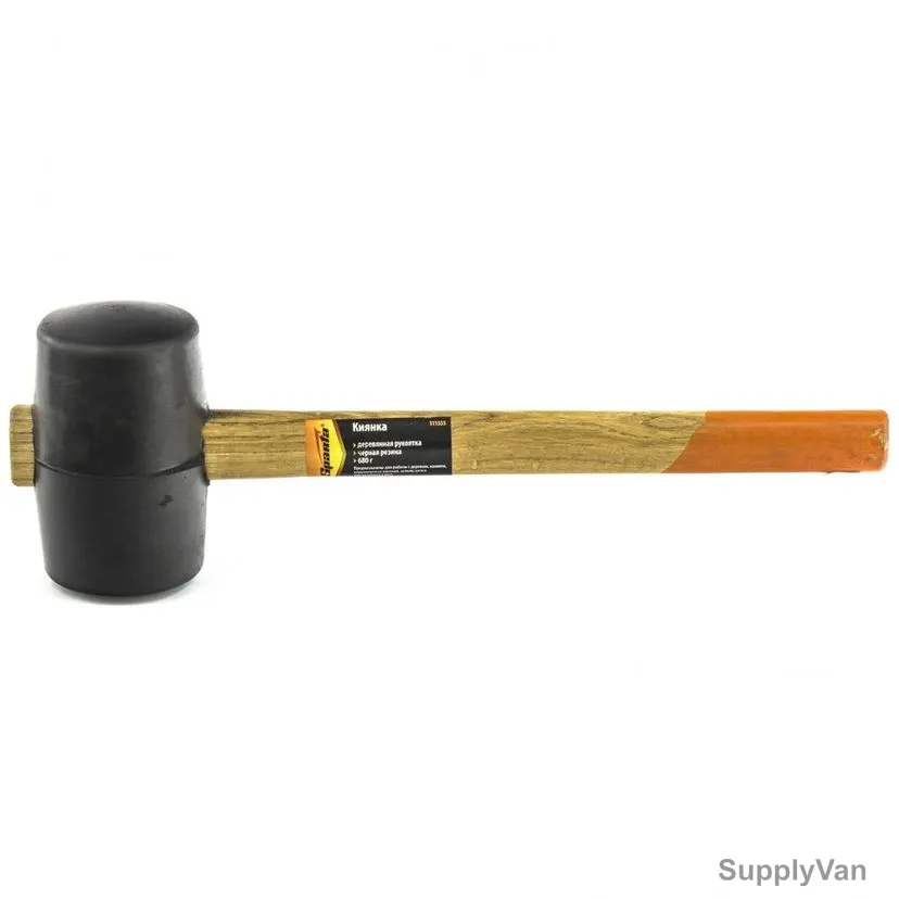 Sparta Rubber Mallet With Wooden Handle, 111555, 680GM