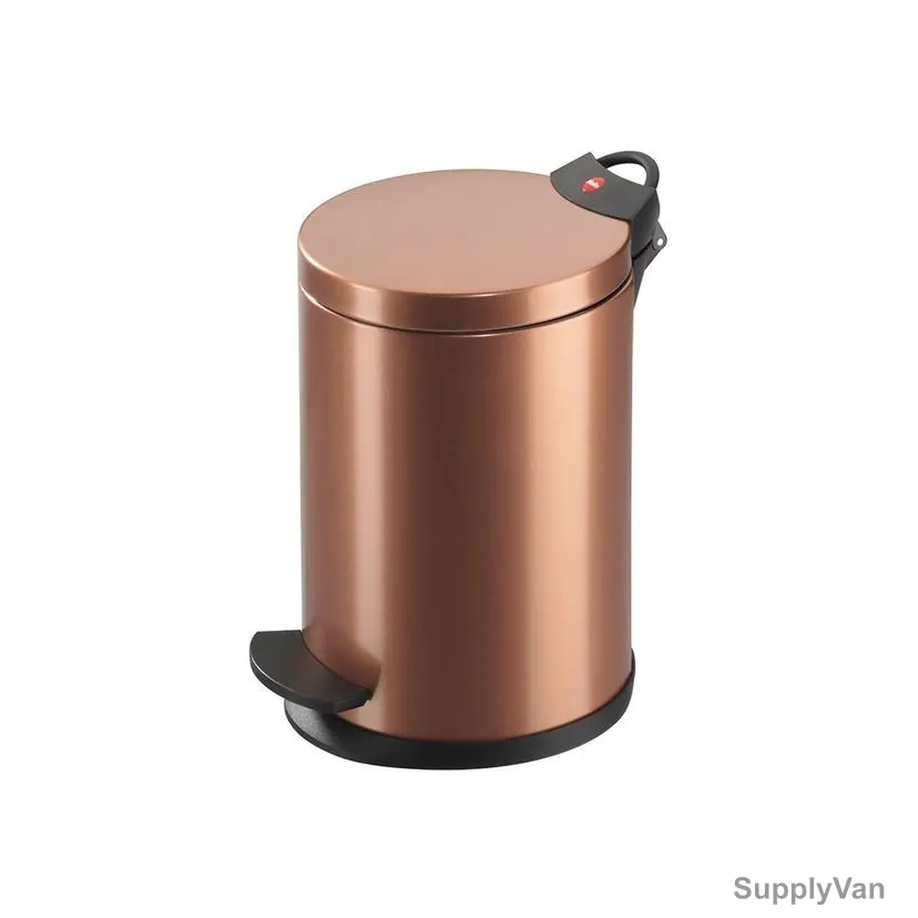 Hailo Pedal Waste Bin, HLO-0704-800, Pedal Bin T2 S, 4 Litres, Copper