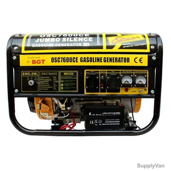 Oscar Gasoline Generator, 7600CE, 3kVa