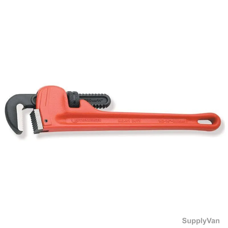 Rothenberger Heavy Duty One Handed Pipe Wrench, 70153, 14 Inch