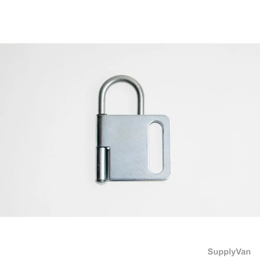 Lockout Hasp With Short Shackle, HSP-SBS, Steel, 82 x 60MM, Silver