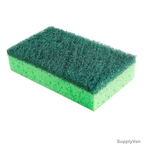 Vileda Dish Washing Scourer, VLSC155641, Ultra Fresh, Foam, Green, PK2 — image 1