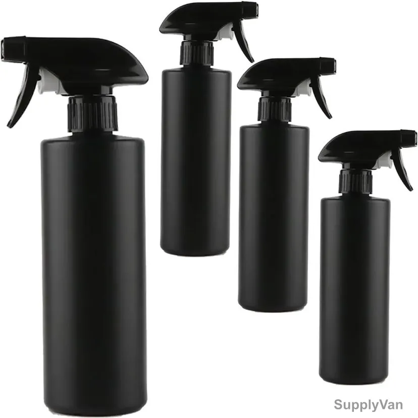 Swish Super Heavy Duty Spray Bottle, HDPE, 500ML, Black, 4 Pcs/Pack — image 1