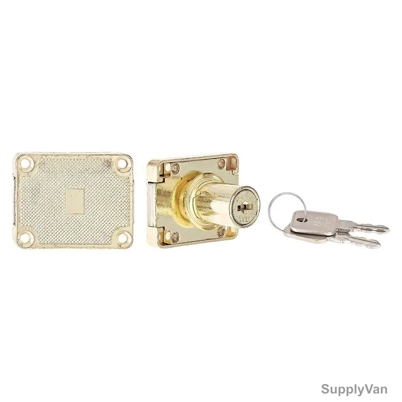 ACS Drawer Lock, 6101-30mm-GP, Gold