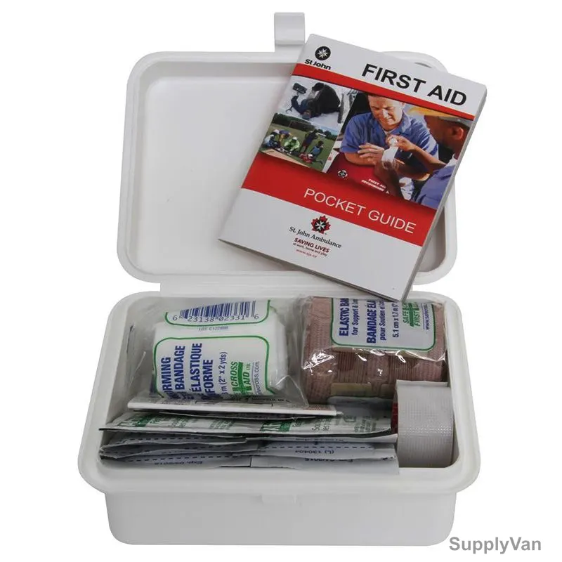 TechAlert First Aid Kit, TA001, White