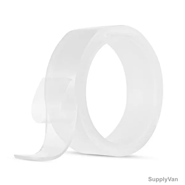 Reusable Nano Adhesive Tape, 30MM x 1 Mtrs, Clear