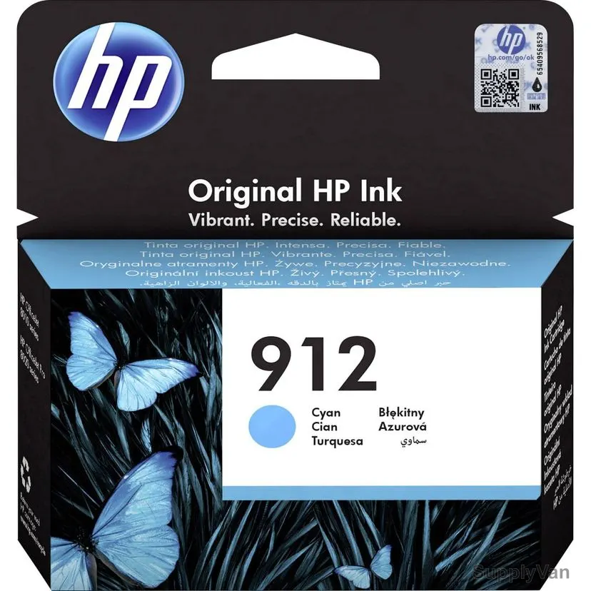 HP Original Ink Cartridge, 3YL77AE, 912, 8.29ML, 315 Pages, Cyan — image 1
