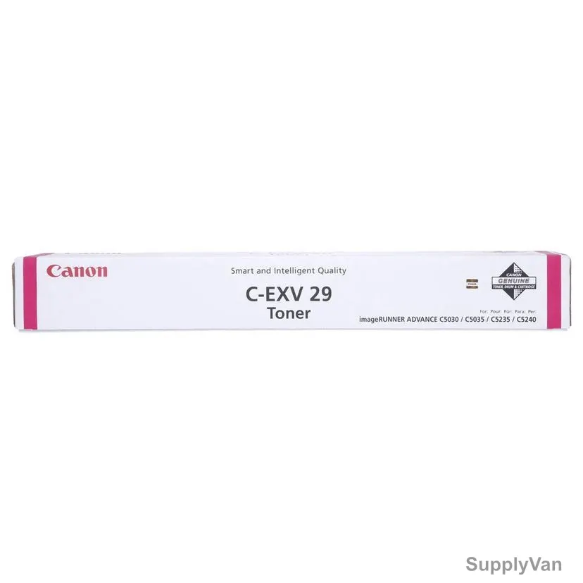 Canon Original Toner Cartridge, CEXV-29M, 27000 Pages, Magenta