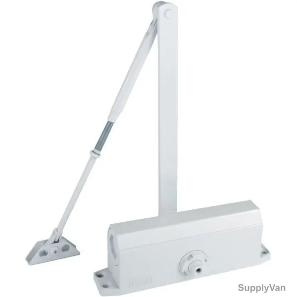 Uken Door Closer, 70-90Kg, White