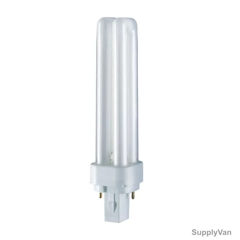 Osram Compact Fluorescent Lamp, Dulux D, 18W, 2 Pin
