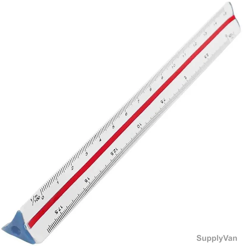 Sinoart Triangular Scalimeter, SFT0179, 15CM, Plastic