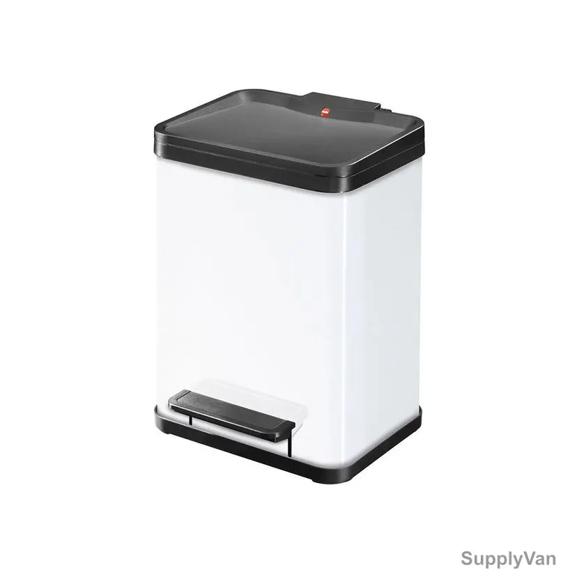 Hailo Pedal Waste Bin, HLO-0619-230, Oko Uno Plus M, 17 Litres, White