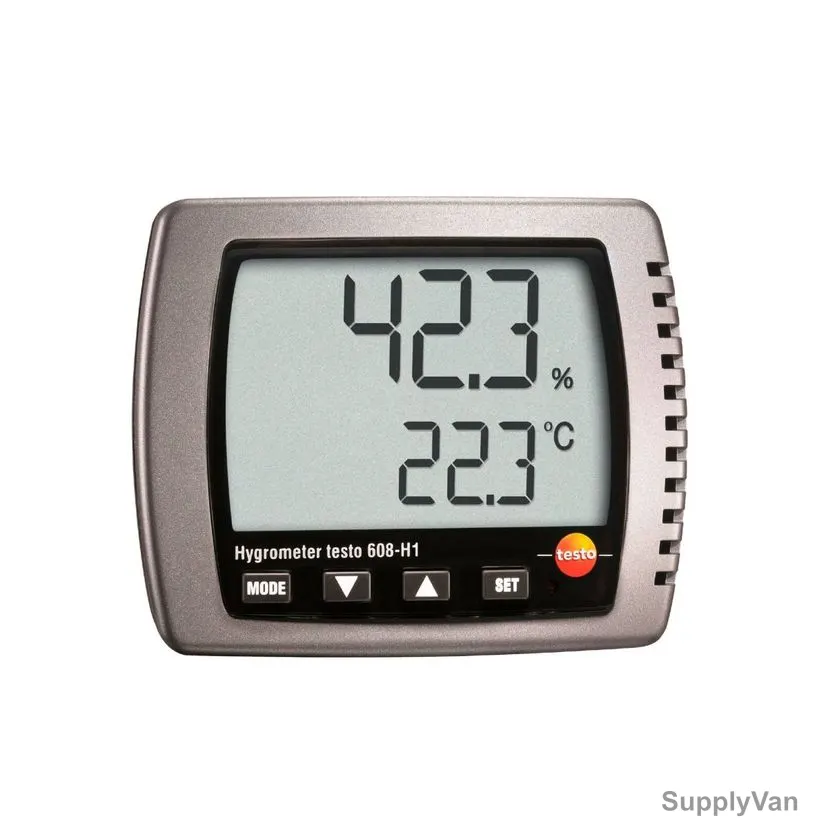 Testo Digital Thermo Hygrometer, 608-H1, 0 to 50 Deg.C