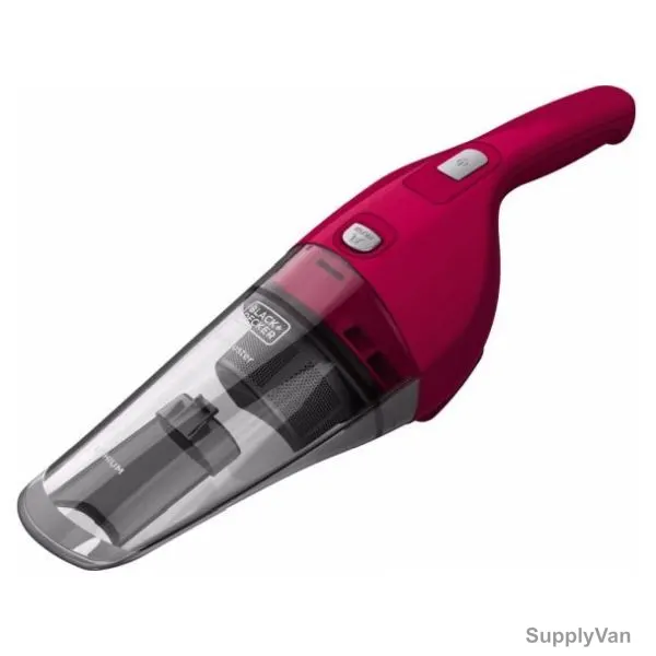 Black and Decker Cordless Vacuum Cleaner, NVB115WA-B5, 5.4Wh, 0.37L, Red — image 1