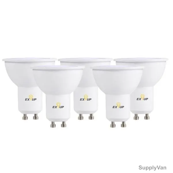 Exup Ceiling Spot Light, 110-130V, 7W, GU10, 6500K, Cool White, 5 Pcs/Pack — image 1