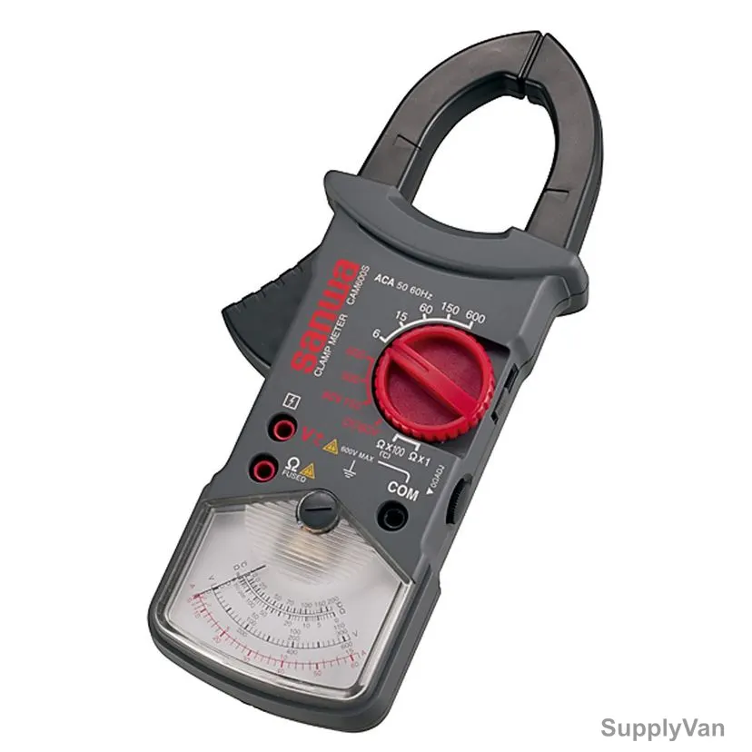 Sanwa Clamp Meter, CAM600S, 36MM Jaw, 600VAC