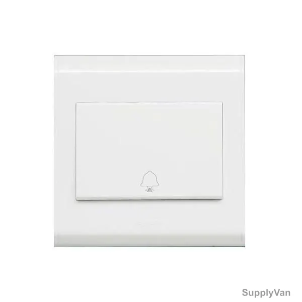 Legrand Push Switch Bell, 6-170-11, Belanko, 1 Way, 4A, White