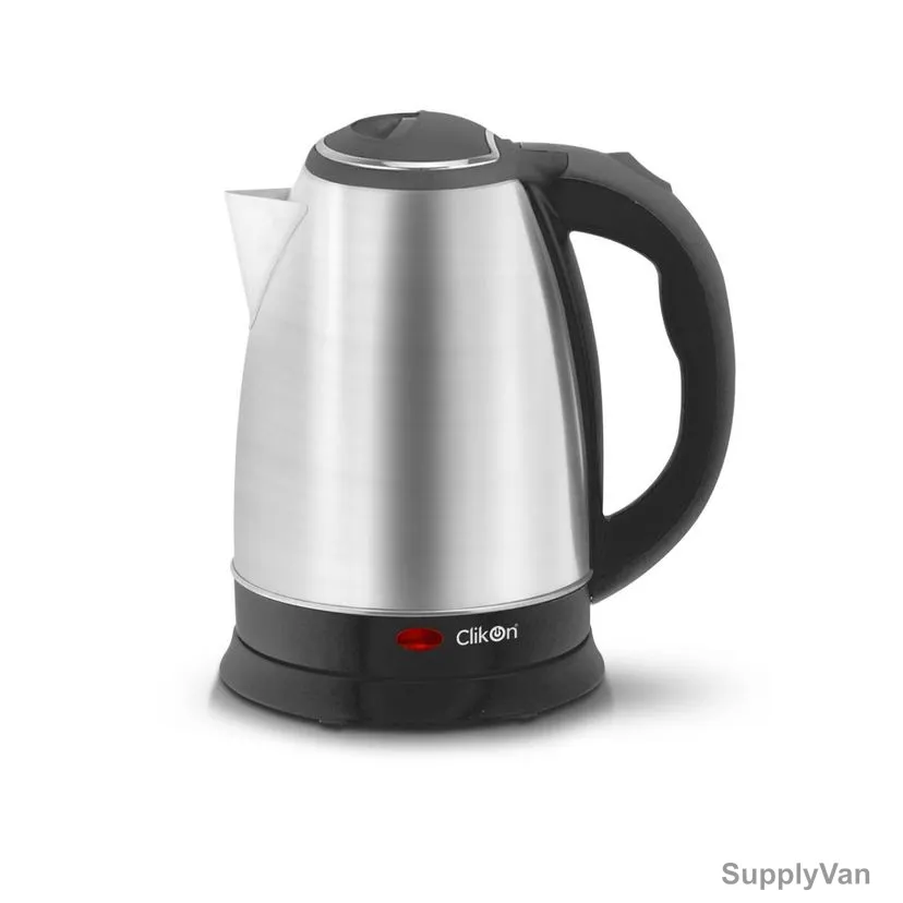 Clikon Cordless Electric Kettle, CK5125, Stainless Steel, 1500W, 1.8 Ltrs, Silver — image 1
