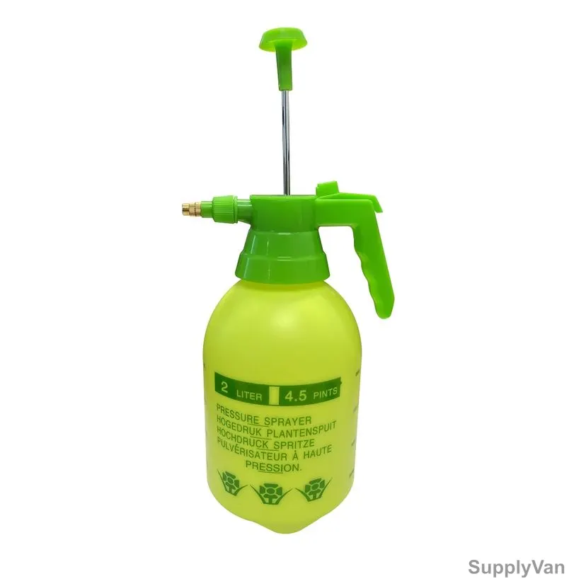 Mist Spray Bottle, Plastic, 2 Ltrs, Green and Yellow — image 1