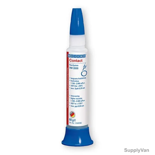 Weicon Contact VM 2000 Cyanoacrylate Adhesive, 12400060, 60GM