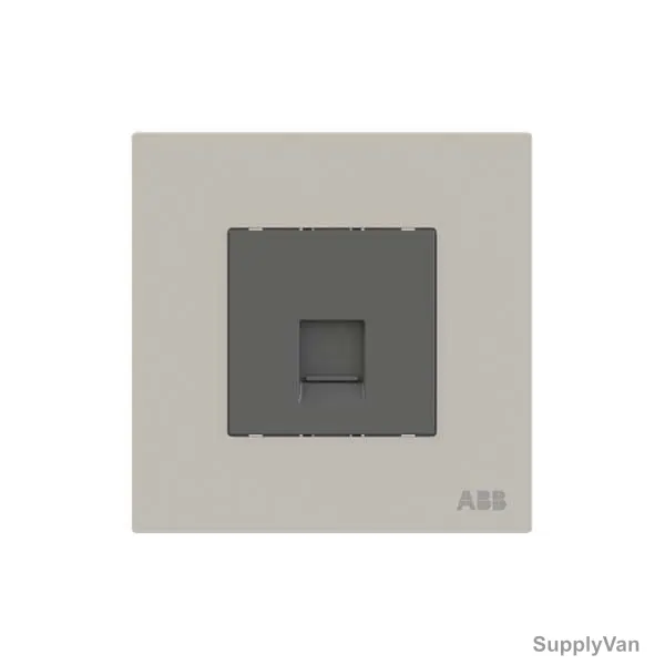 ABB TV Socket, AM30144-DU, Millenium, 1 Gang, Dune Sand — image 1