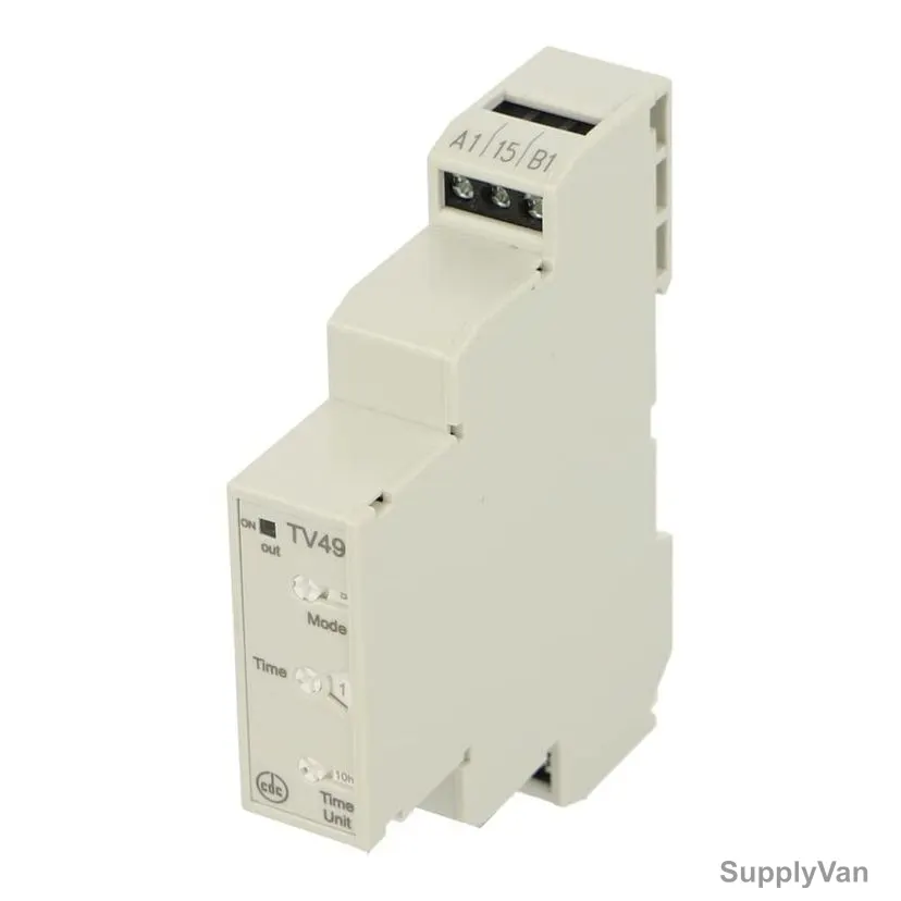 Cdc Din Rail Mounting Multifunction Timer With Signal Input 24-230VAC/24-110VDC, TV49