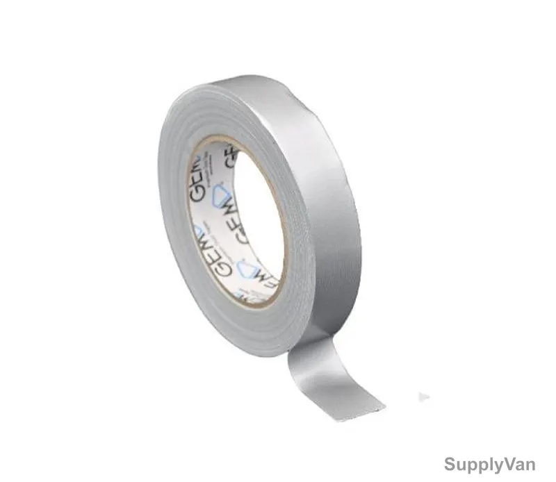 Gem Cloth Tape, GM-CT102580-SR, 25 Mtrs, Silver