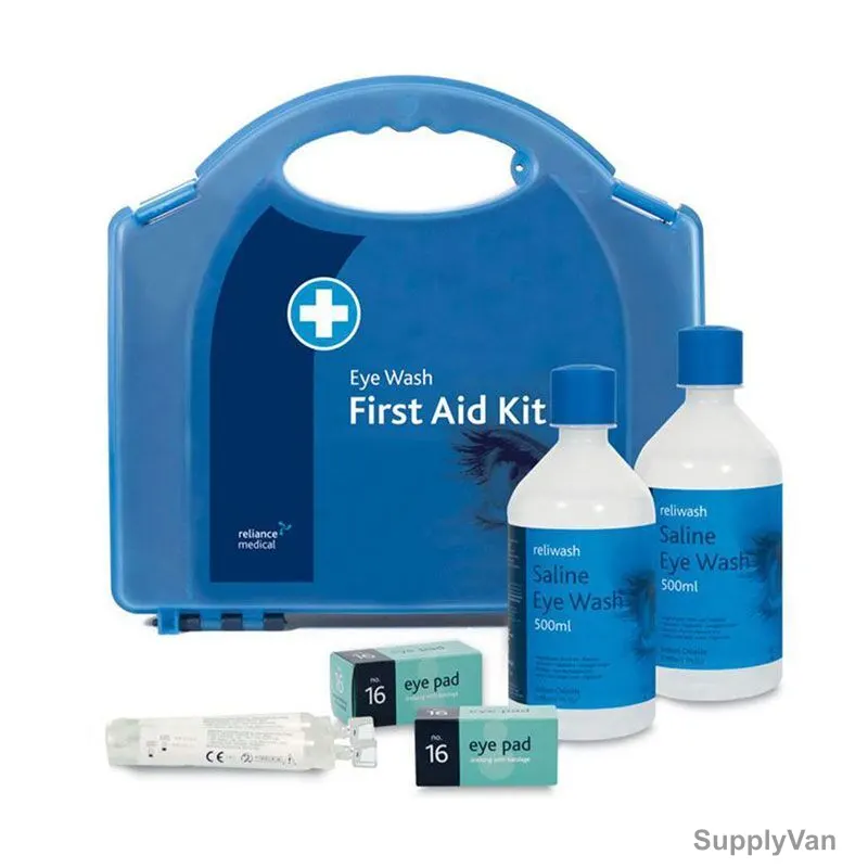 Reliance Medical Double Eye Wash First Aid Kit, EW-904, 5 Pcs/Kit