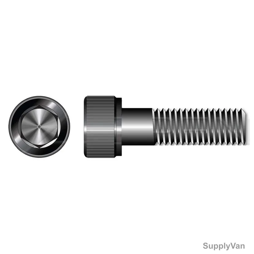 Aspen Fasteners Full Thread Hex Socket Head Cap Screw, Alloy Steel, 12.9 Grade, M16 Dia x 60MM Length