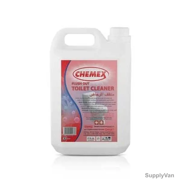 Chemex Flushout Toilet Cleaner, 5 Litre, 4 Pcs/Pack